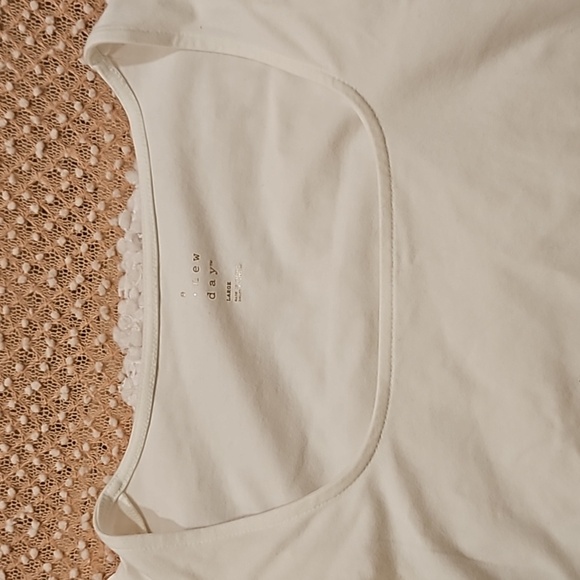 White Ruffle Sleeve Top - Picture 6 of 13